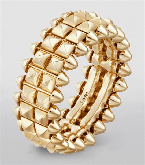 cartier yellow gold clash ring.